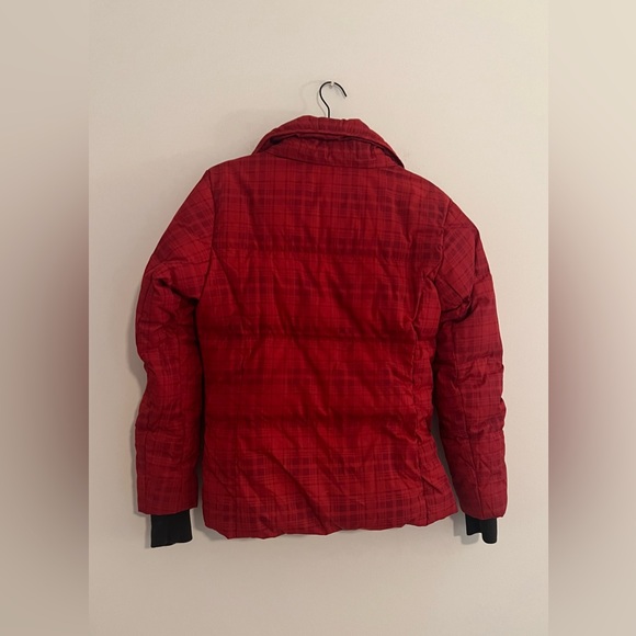 Columbia Women's Red Plaid Down and Feather Filled Jacket - Small - Picture 4 of 5